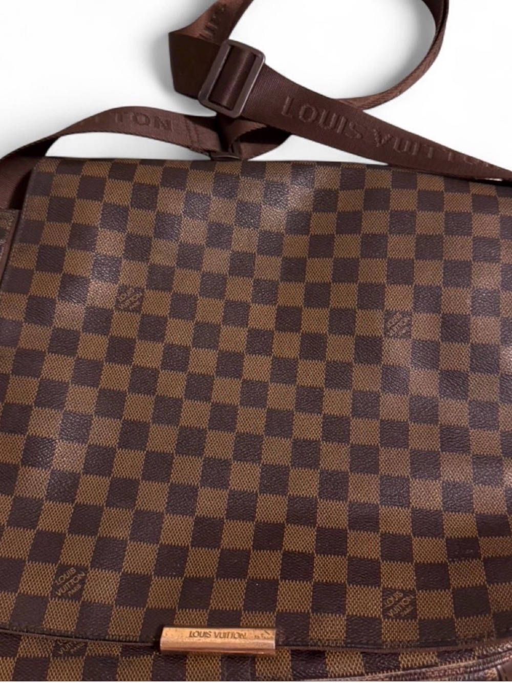 Louis Vuitton Brown Checkered Damier Messenger Bag